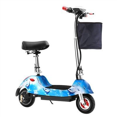 Skuter Kaki Listrik dengan Kursi